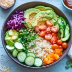 Buddha Bowl – gesundes Reisgericht mit Gemüse First Image First Image