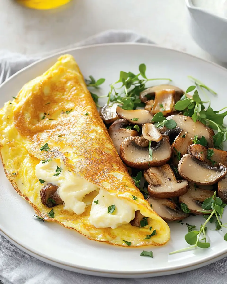 Camembert-Pilz-Omelette First Image First Image