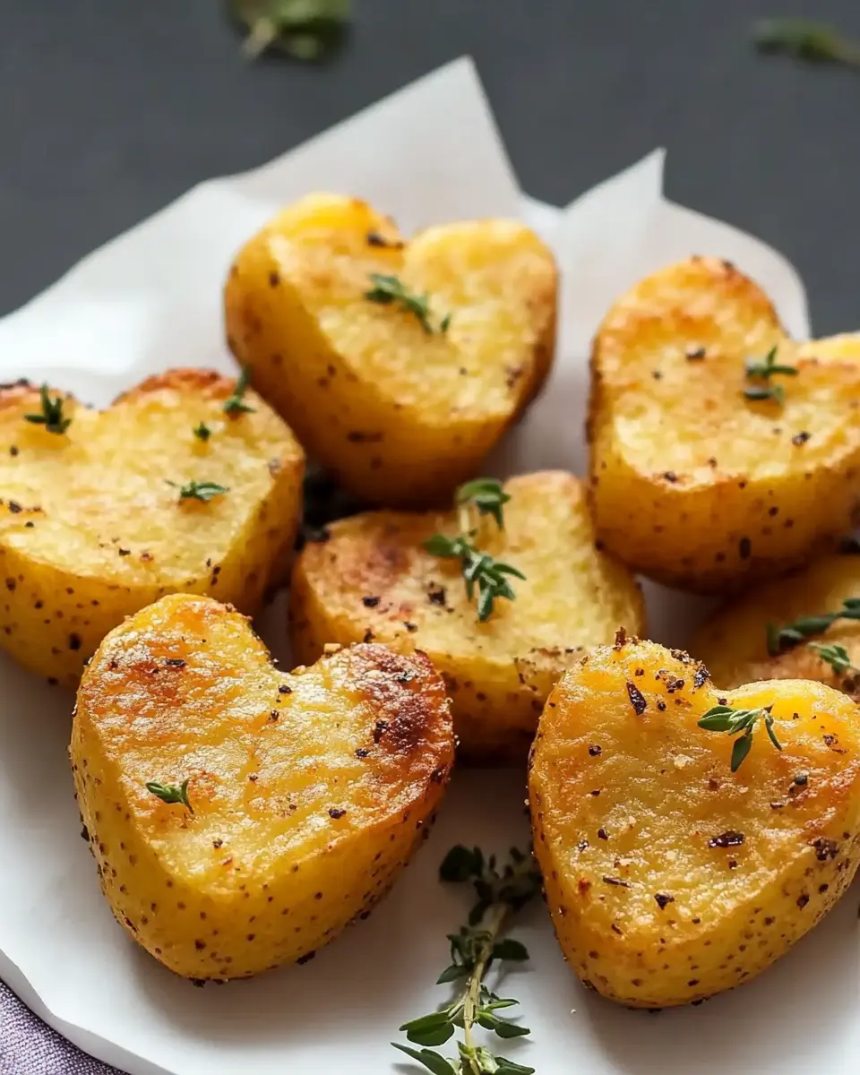 Knusprige Kartoffelherzen aus dem Ofen – Liebe geht durch den Magen