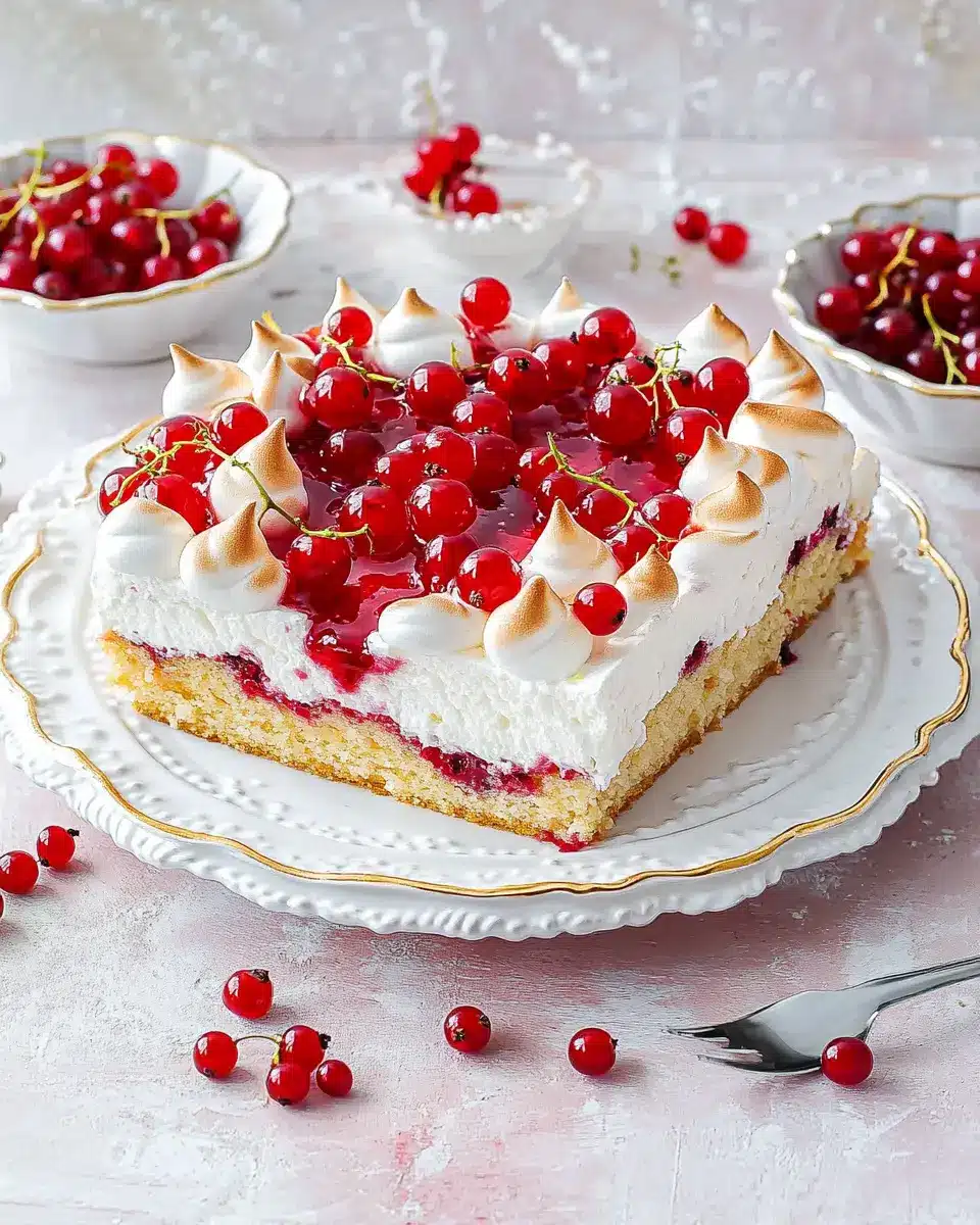 Johannisbeerkuchen mit Baiser vom Blech: Blissfully Sweet Delight 6 auk6bsk5u9ufl8scpb2g