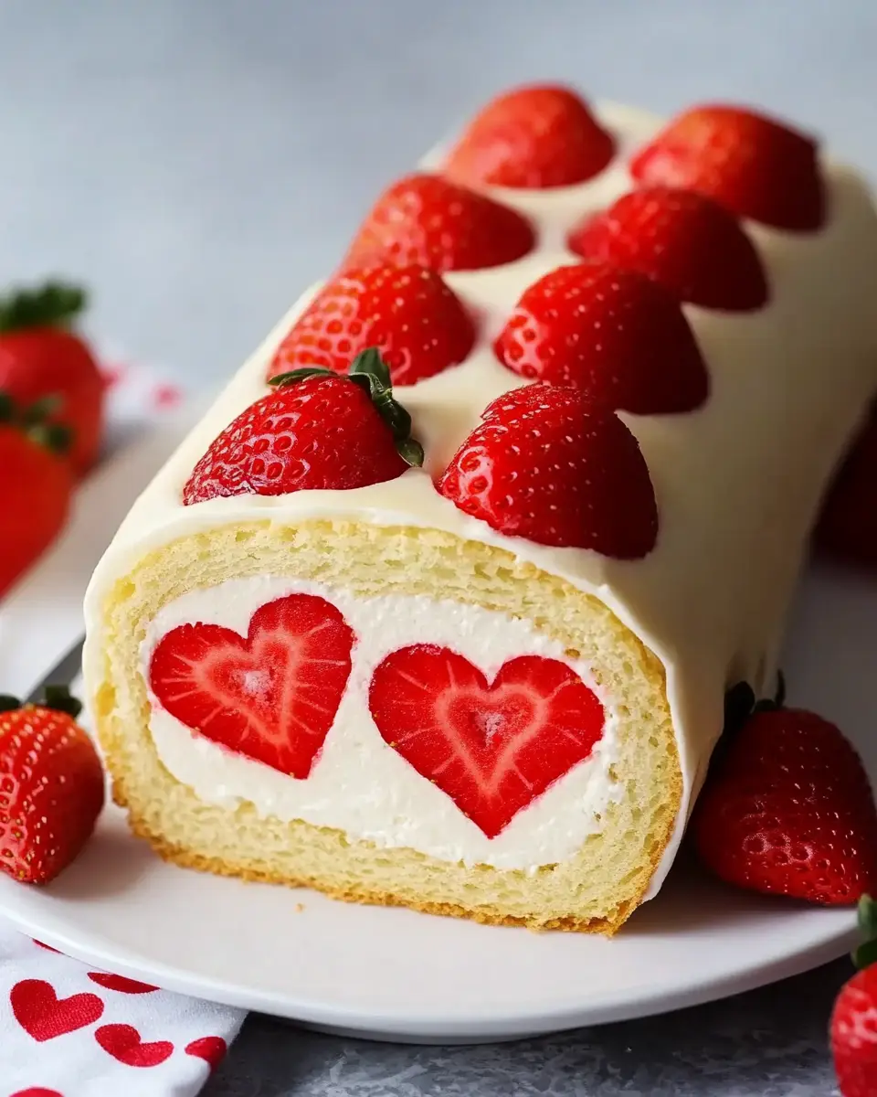 Erdbeer Biskuitrolle mit Herzen: The Sweetest Delight for Celebrations 7 bufssmyut53vrgc3onvo