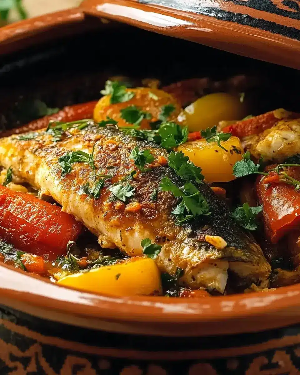 Tajine de poisson – Marokkanischer Fischeintopf voller Aromen