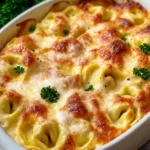Tortellini Auflauf mit Käse-Sahne-Soße: Cremiger Genuss aus dem Ofen First Image First Image