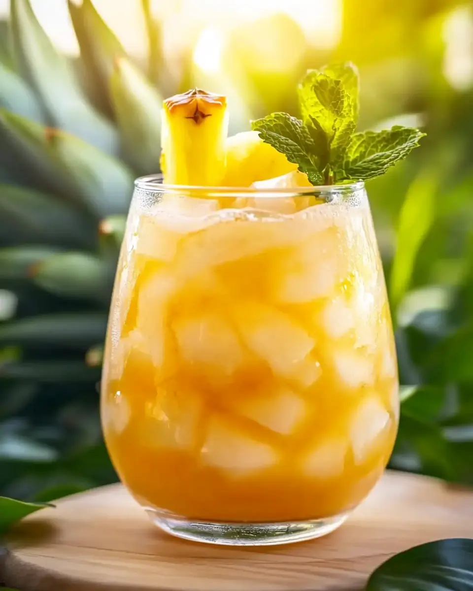 Ananas Eistee