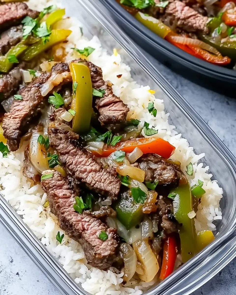 Philly Cheesesteak Meal Prep – Bestes Rezept in 25 Min First Image First Image