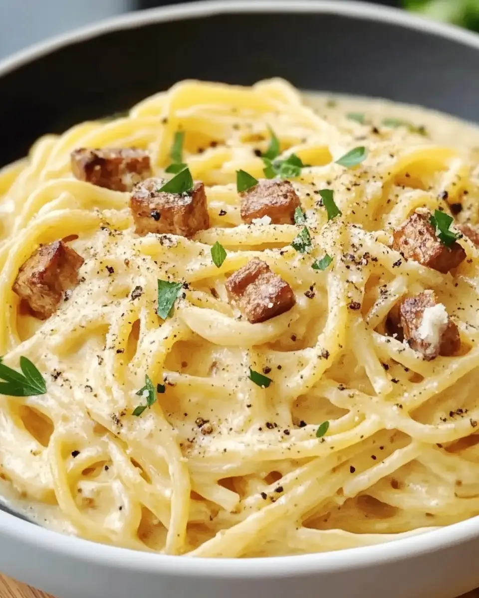 Carbonara mit Räuchertofu: Bestes Rezept in 20 Min für Genuss 5