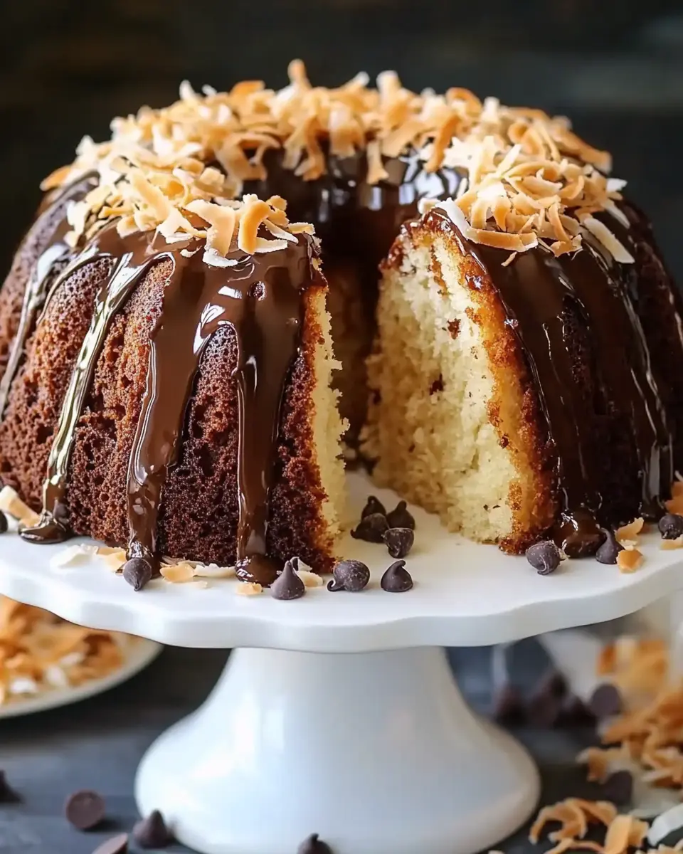 Samoa Bundt Cake – Der ultimative Genusskuchen mit Karamell, Schokolade und Kokos