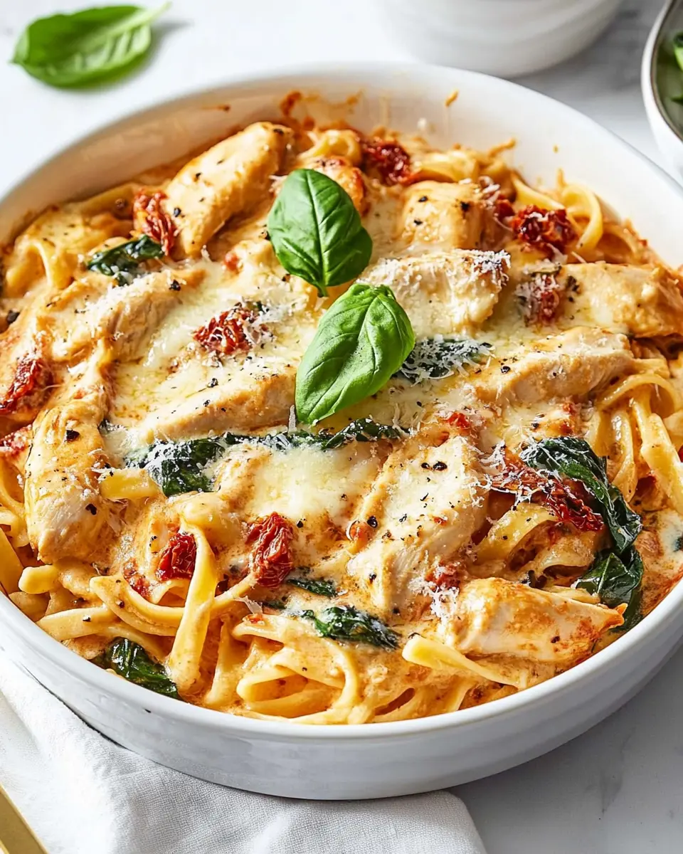 Cremiger Tuscan Chicken Pasta-Auflauf: Your New Indulgent Favorite 7