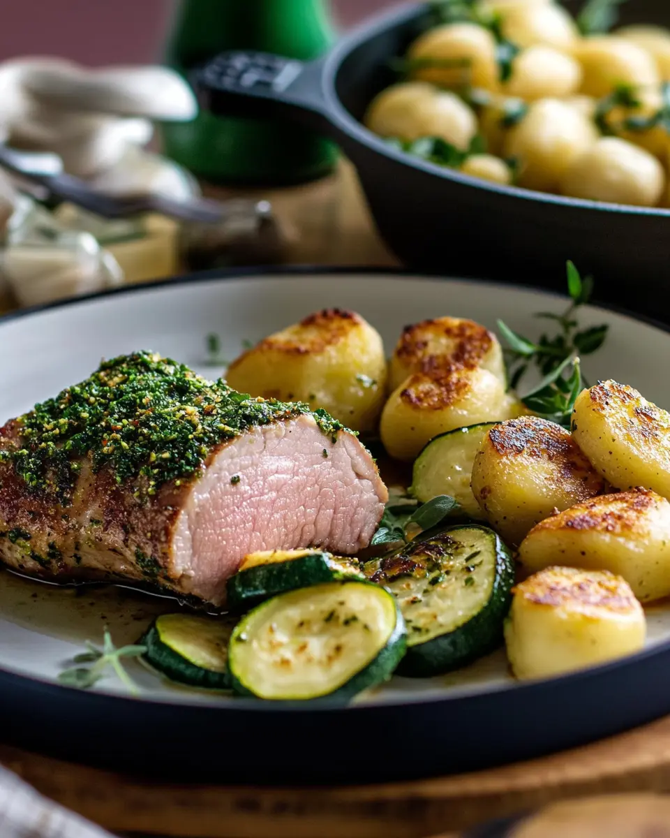 Schweinefilet im Kräutermantel: Irresistibly Creamy Gnocchi Delight 5