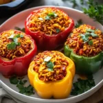 Gefüllte Paprikaschoten – Veganes Ofengericht zum Verlieben First Image First Image