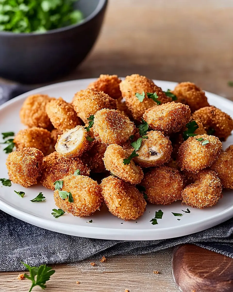 Panierte Champignons: Irresistibly Crunchy Bites at Home 5