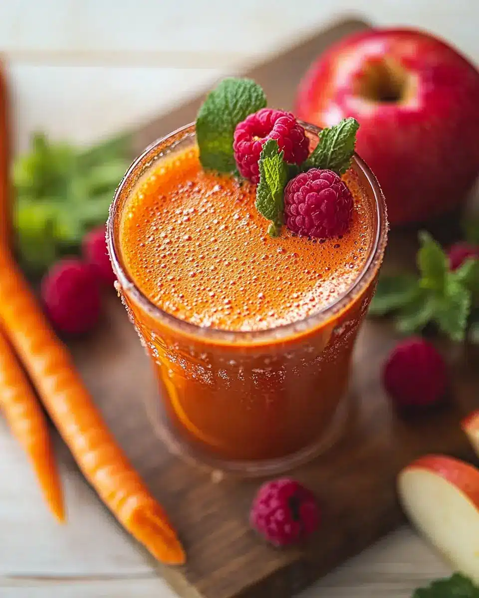 Karotten Apfel Himbeer Saft: Deliciously Refreshing Twist! 6