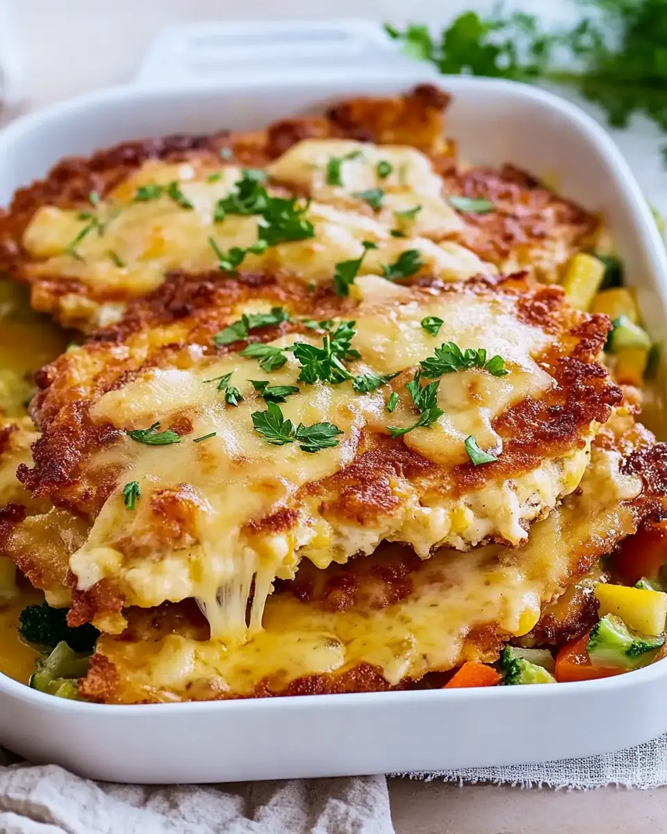 Überbackene Schlemmer-Schnitzel