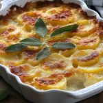 Kartoffelgratin mit Parmesan und Salbei First Image First Image