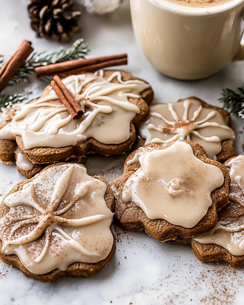 Gingerbread Latte Cookies (Lebkuchen-Latte-Kekse)