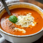 Tomatensuppe mit Parmesan First Image First Image