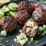 Saftige Bifteki – Griechische Frikadellen mit Schafskäsefüllung First Image First Image