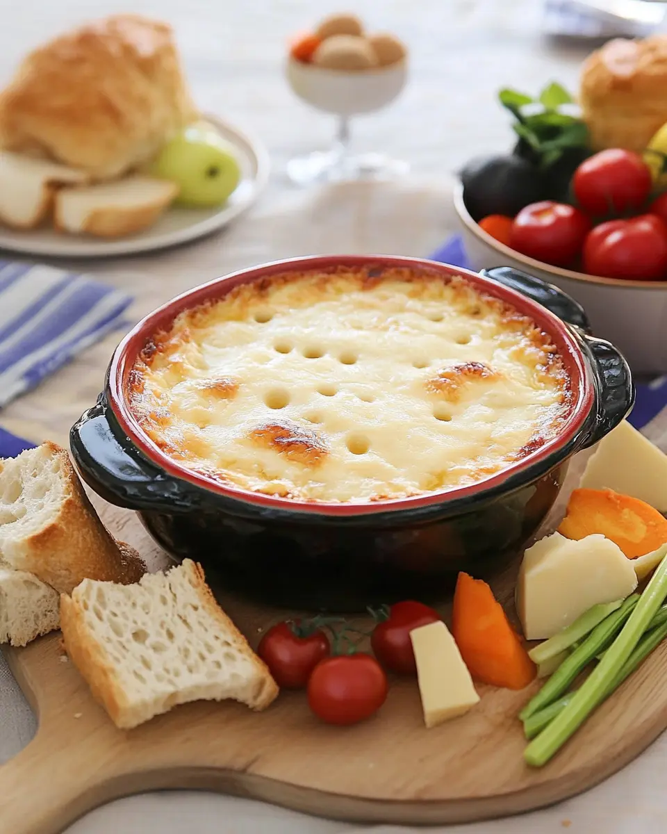 Käsefondue aus dem Ofen First Image First Image