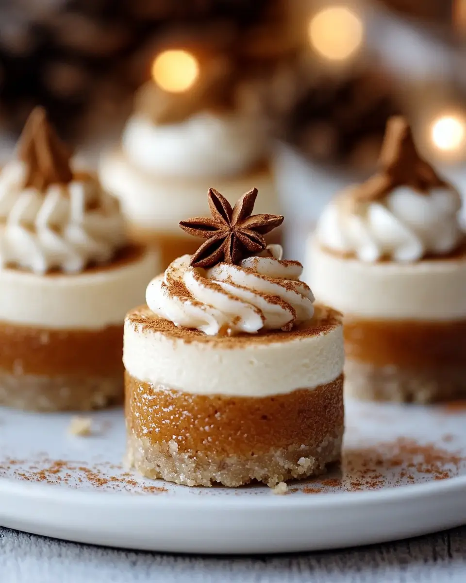 Spiced Gingerbread Cheesecake Bites