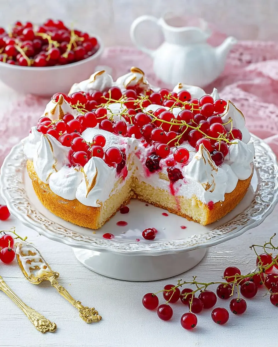 Johannisbeerkuchen mit Baiser vom Blech: Blissfully Sweet Delight 7