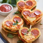 Pizzaherzen-Sandwich First Image First Image