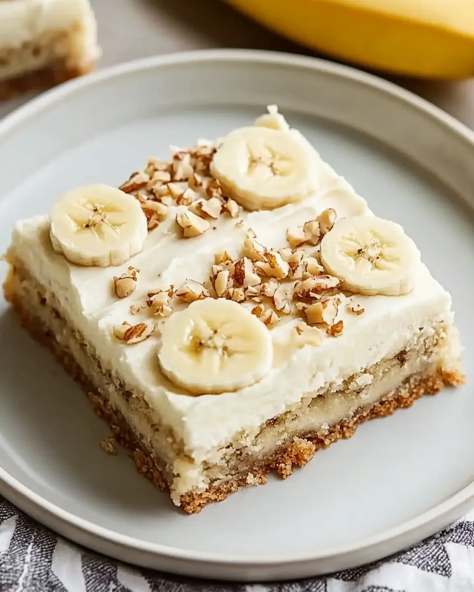 Bananenriegel mit Frischkäse – Top Rezept mit 5 einfachen Schritten First Image First Image