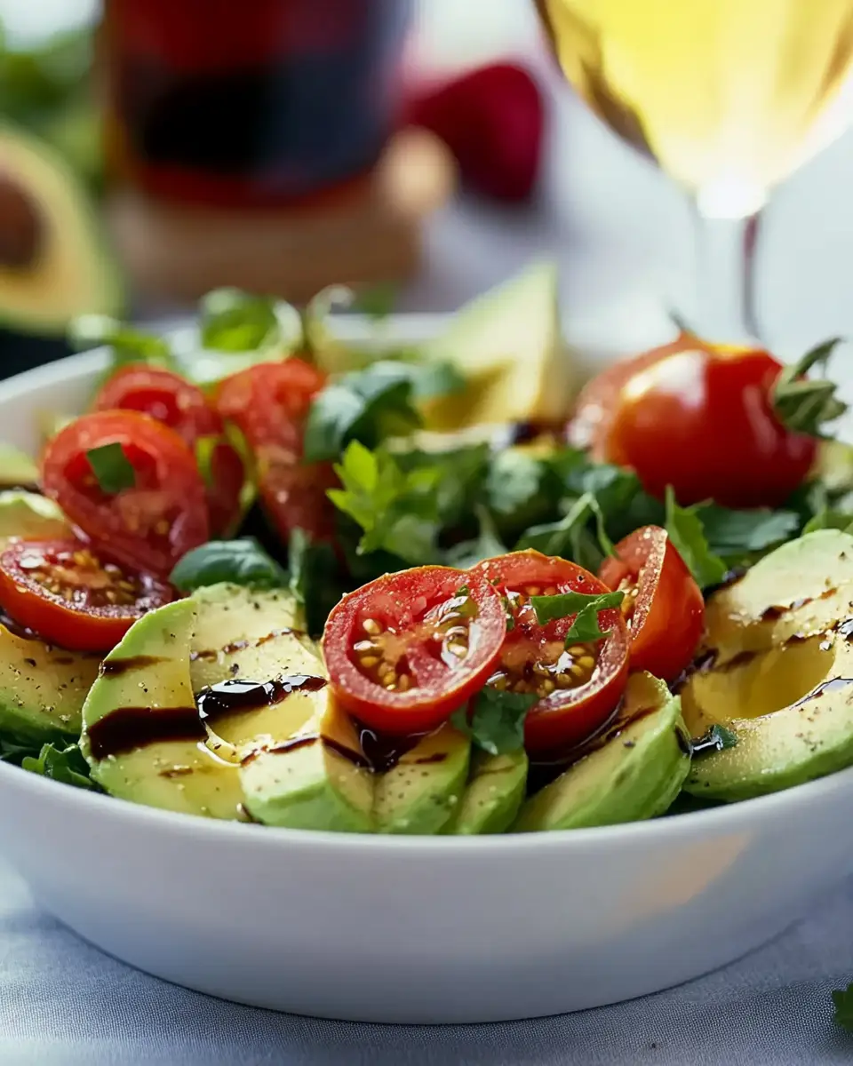 Avocadosalat zum Valentinstag First Image First Image