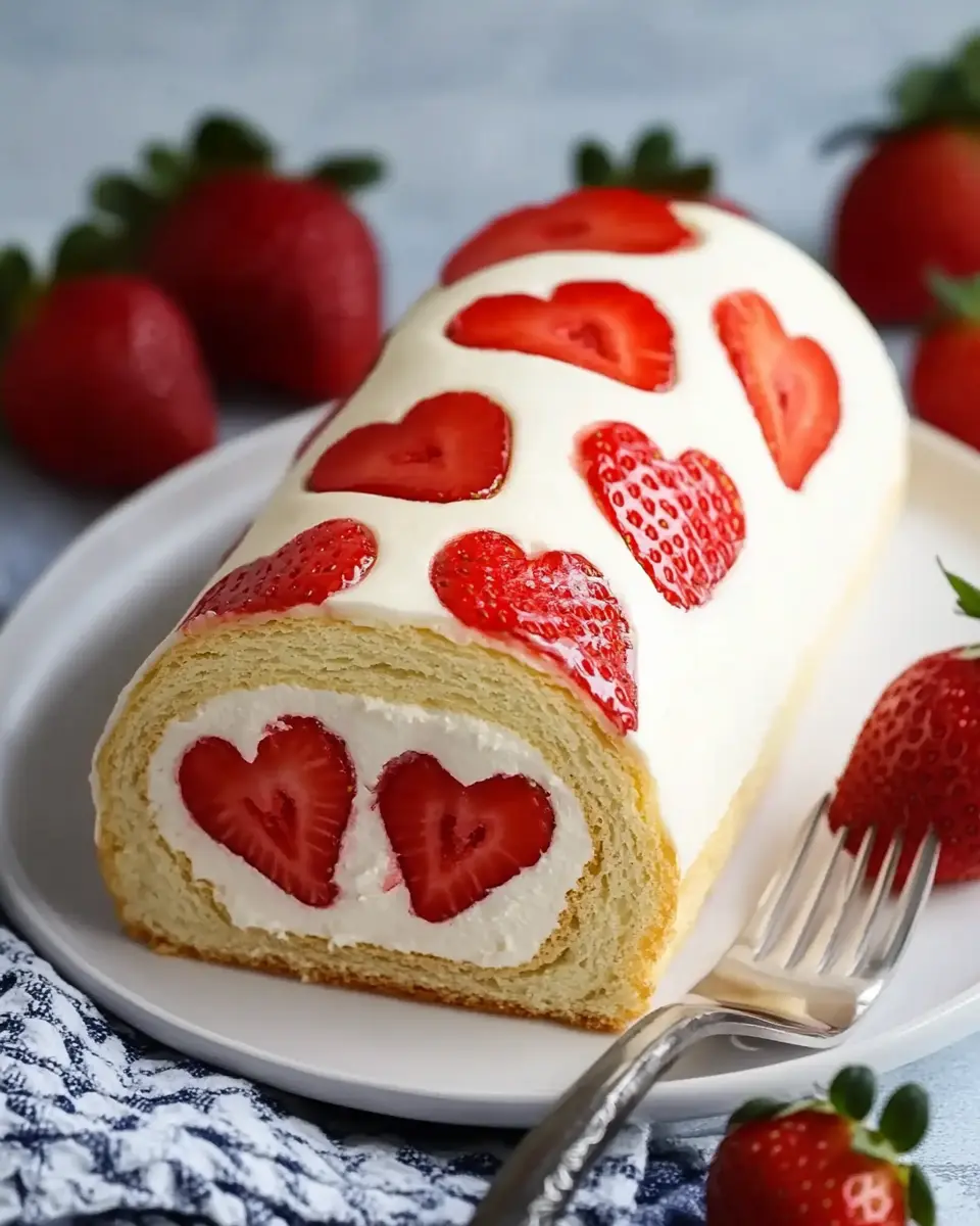 Erdbeer Biskuitrolle mit Herzen: The Sweetest Delight for Celebrations 6 r6cntf78zld2q3lwjqg5