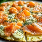Kartoffelpizza mit geräuchertem First Image First Image