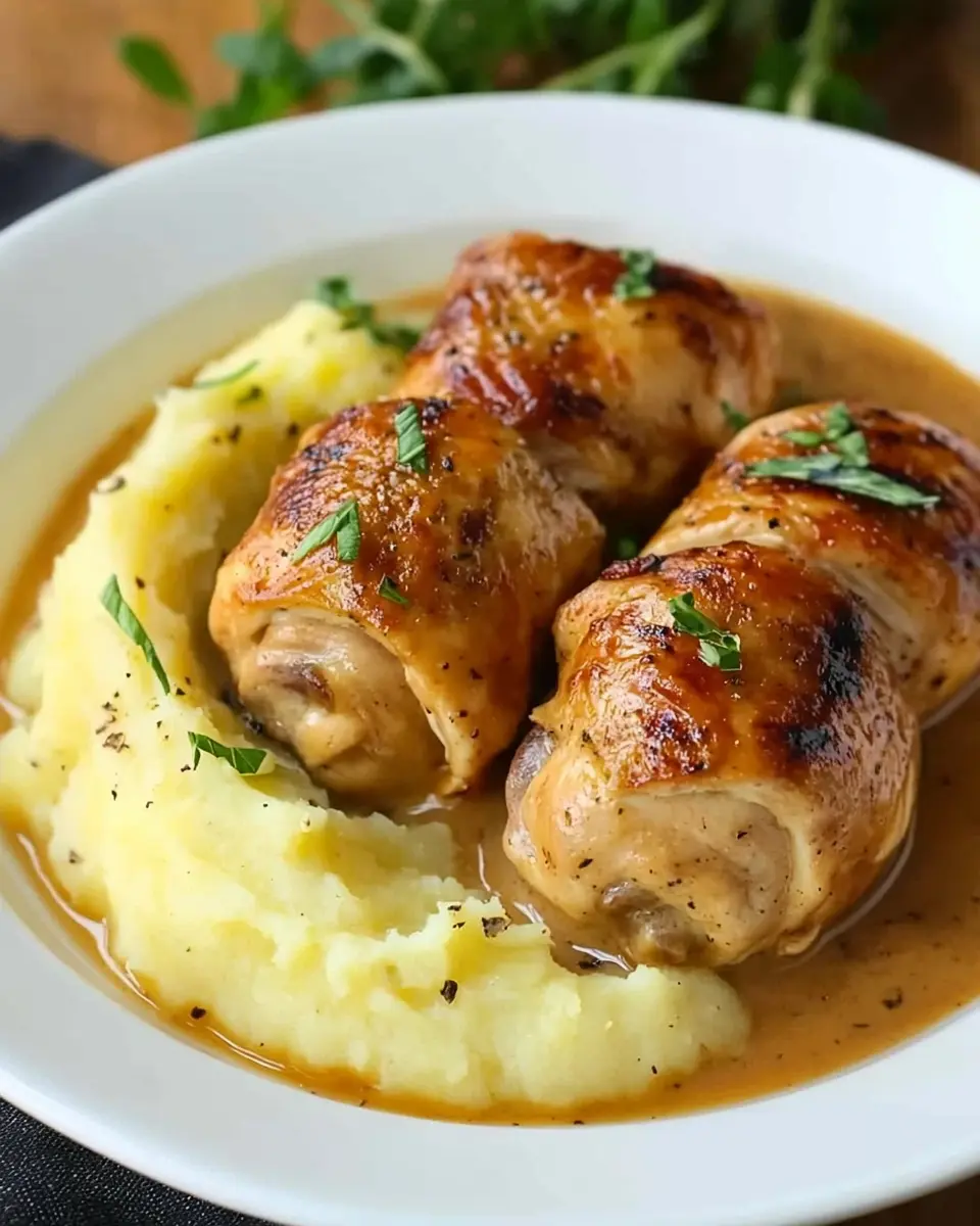 Hähnchen Rouladen mit Kartoffel-Zitronen-Püree: A Delightful Dinner 7