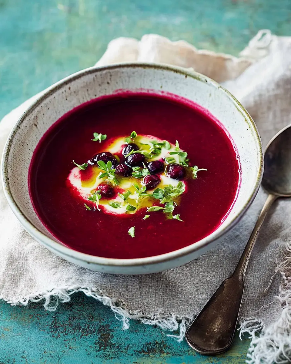 Rote Bete Aroniabeeren Suppe: Irresistibly Bold and Flavorful! 5