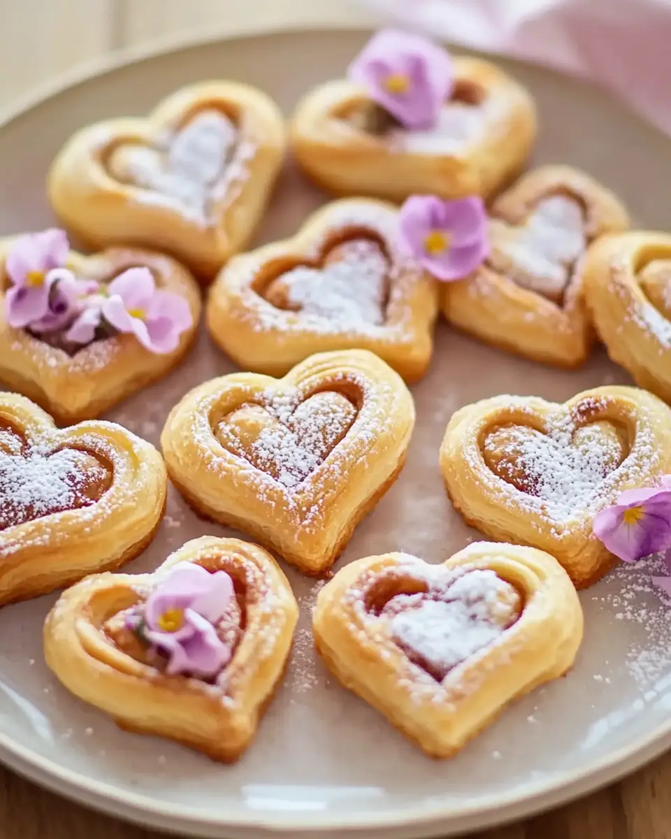 Süße Blätterteigherzen mit Marzipan: Irresistibly Sweet Delights 5
