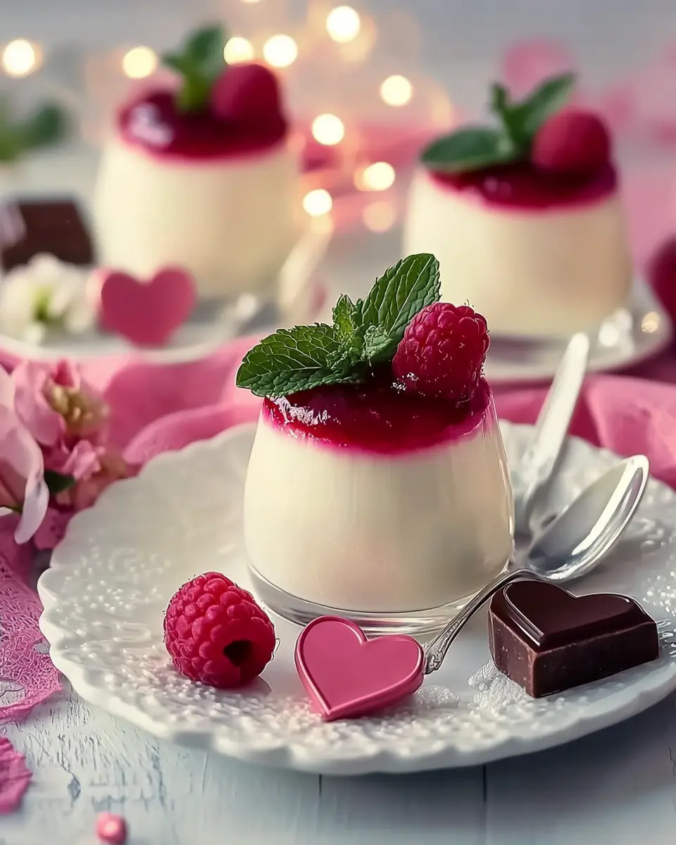 Panna cotta zum Valentinstag – das romantischste Dessert für Verliebte