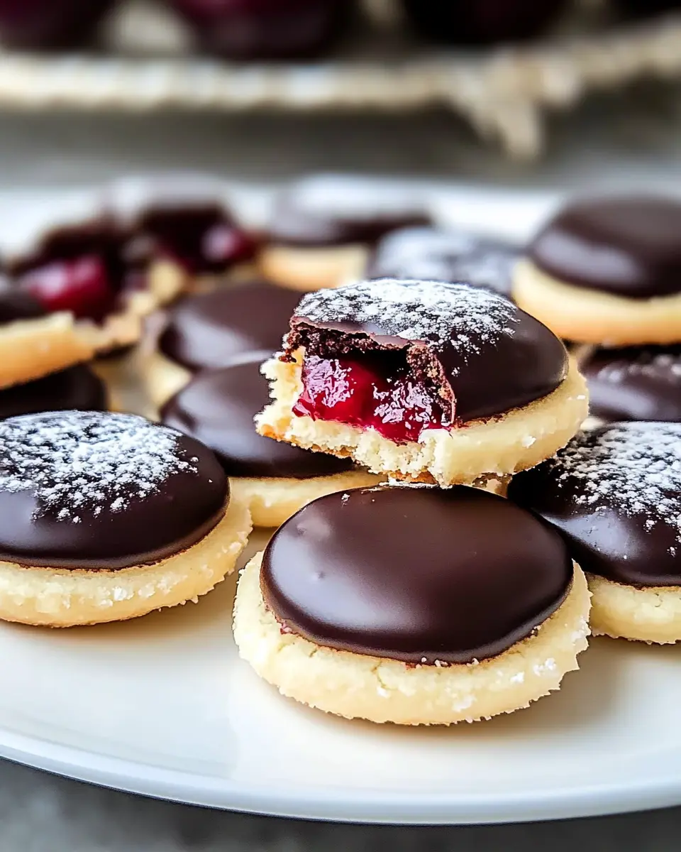 Mini Donauwellen Plätzchen