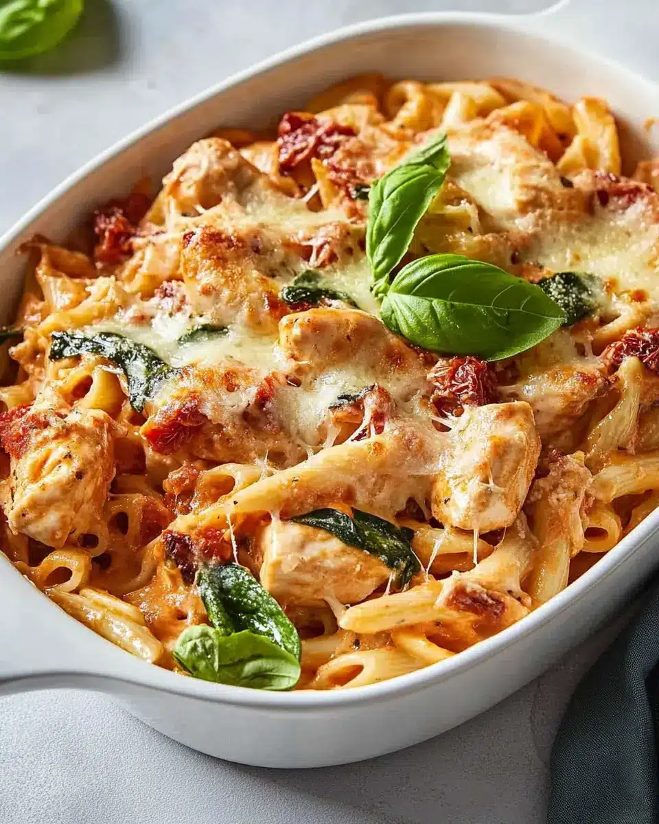 Cremiger Tuscan Chicken Pasta-Auflauf: Your New Indulgent Favorite 5