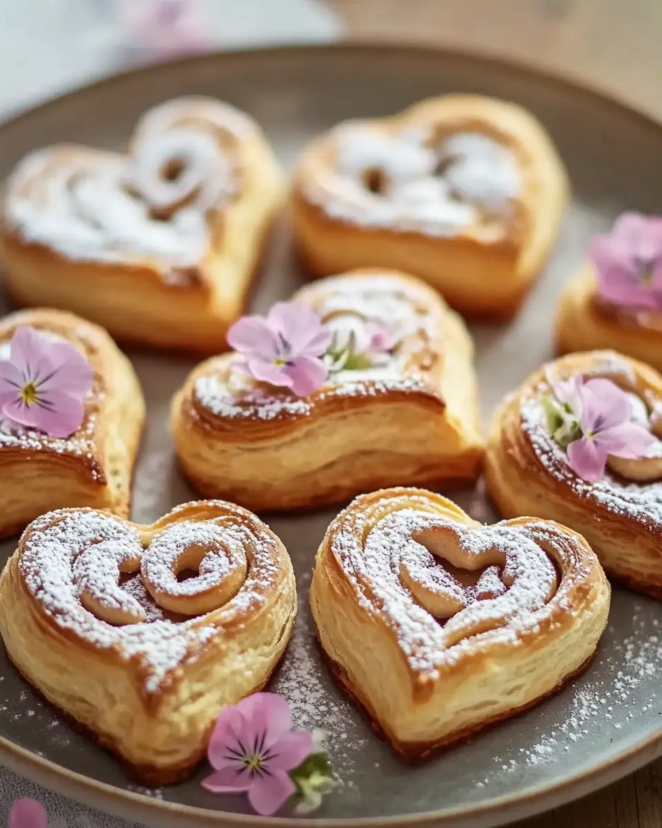 Süße Blätterteigherzen mit Marzipan: Irresistibly Sweet Delights 7