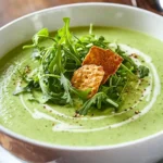 Rucola - Cremig als kühle Suppe mit Knuspertopping First Image First Image