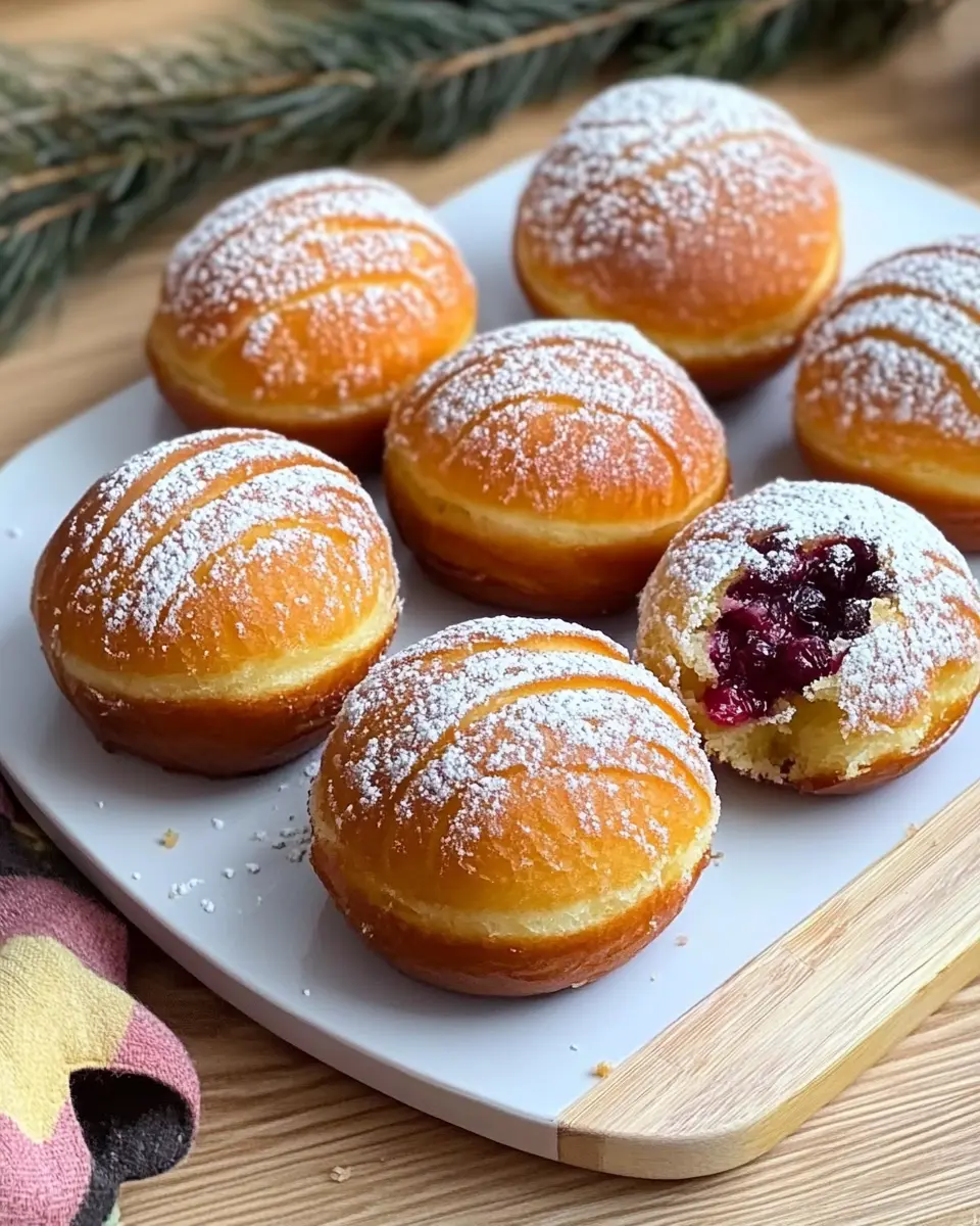 Fluffige Berliner aus dem Airfryer