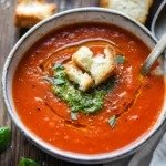 Geröstete Tomatensuppe First Image First Image