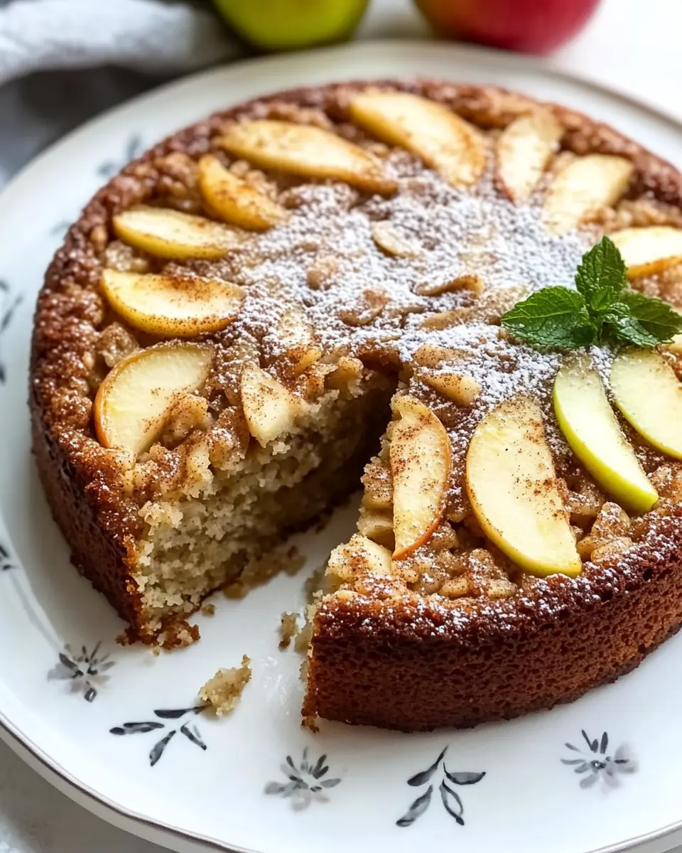 Apfel Zimt Haferflockenkuchen – Bester Genuss First Image First Image