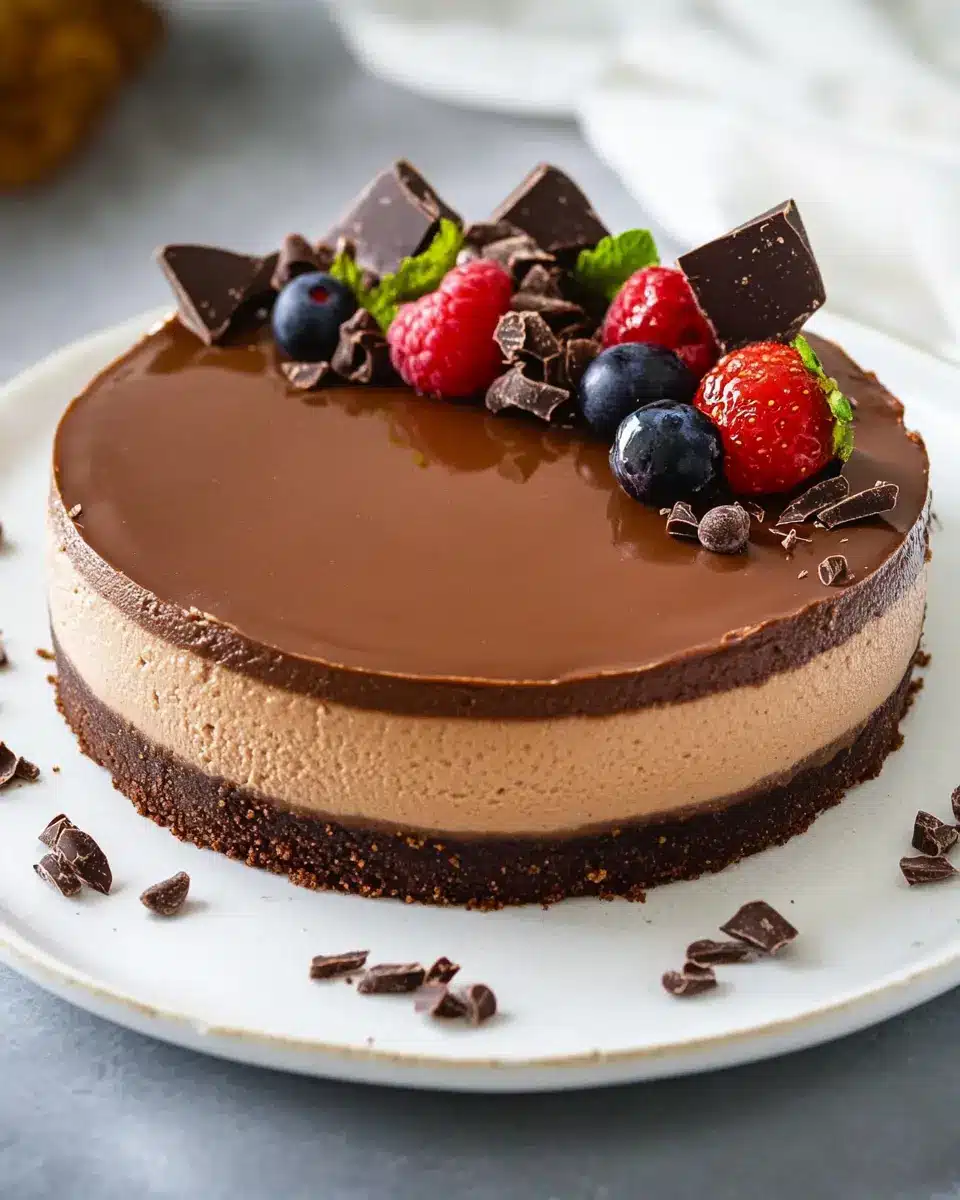 Nutella-Cheesecake ohne Backen First Image First Image