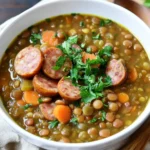 Linsensuppe mit Würstchen First Image First Image
