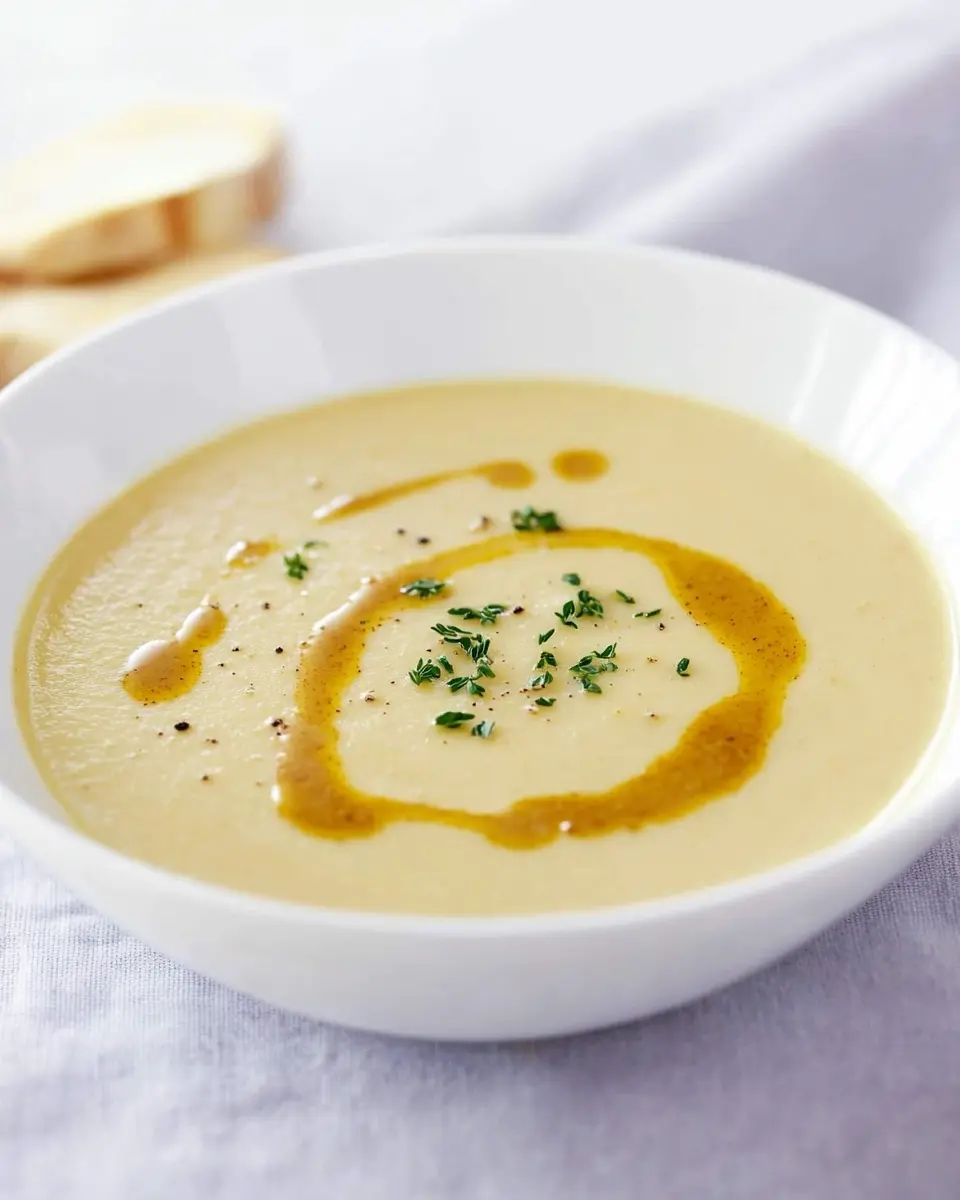 Pastinakensuppe mit Curryöl First Image First Image