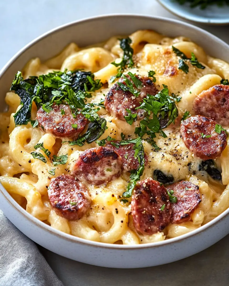 Mac and Cheese mit Grünkohl und Salsiccia: Indulgent Comfort Delight 7