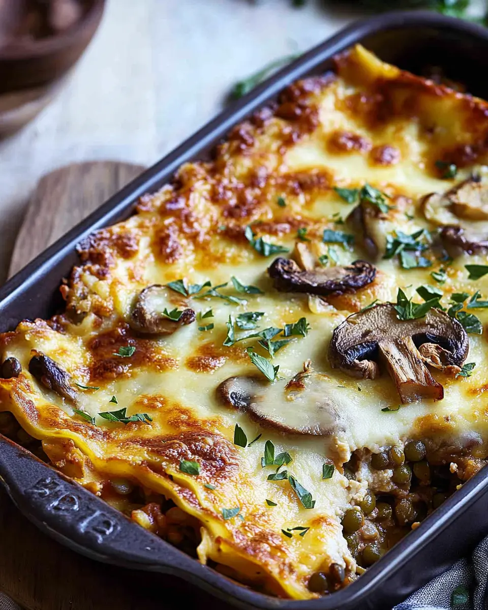 Lasagne mit Linsen und Pilzen: A Cozy, Hearty Delight! 6