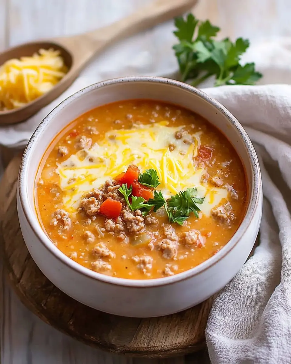 Tomatige Hackfleisch-Käse-Suppe: Schnelle Wärme für kalte Tage 5