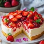 Erdbeer Schmandkuchen – Bestes cremiges Rezept First Image First Image