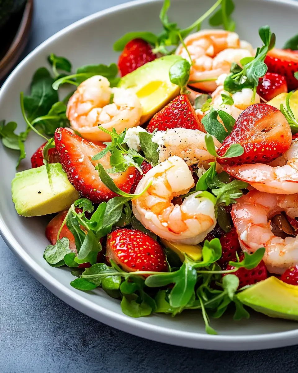 Frischer Garnelensalat: Juicy Strawberries & Creamy Avocado Delight 7 hvq56wlwzclnnzvpebzp