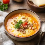 Tomatige Hackfleisch-Käse-Suppe: 45-Minuten-Wunder für kalte Tage First Image First Image