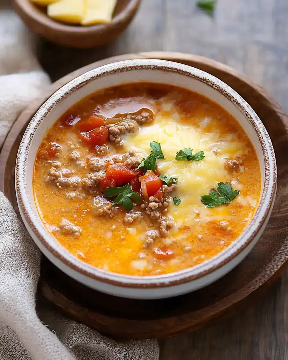 Tomatige Hackfleisch-Käse-Suppe: Schnelle Wärme für kalte Tage 6